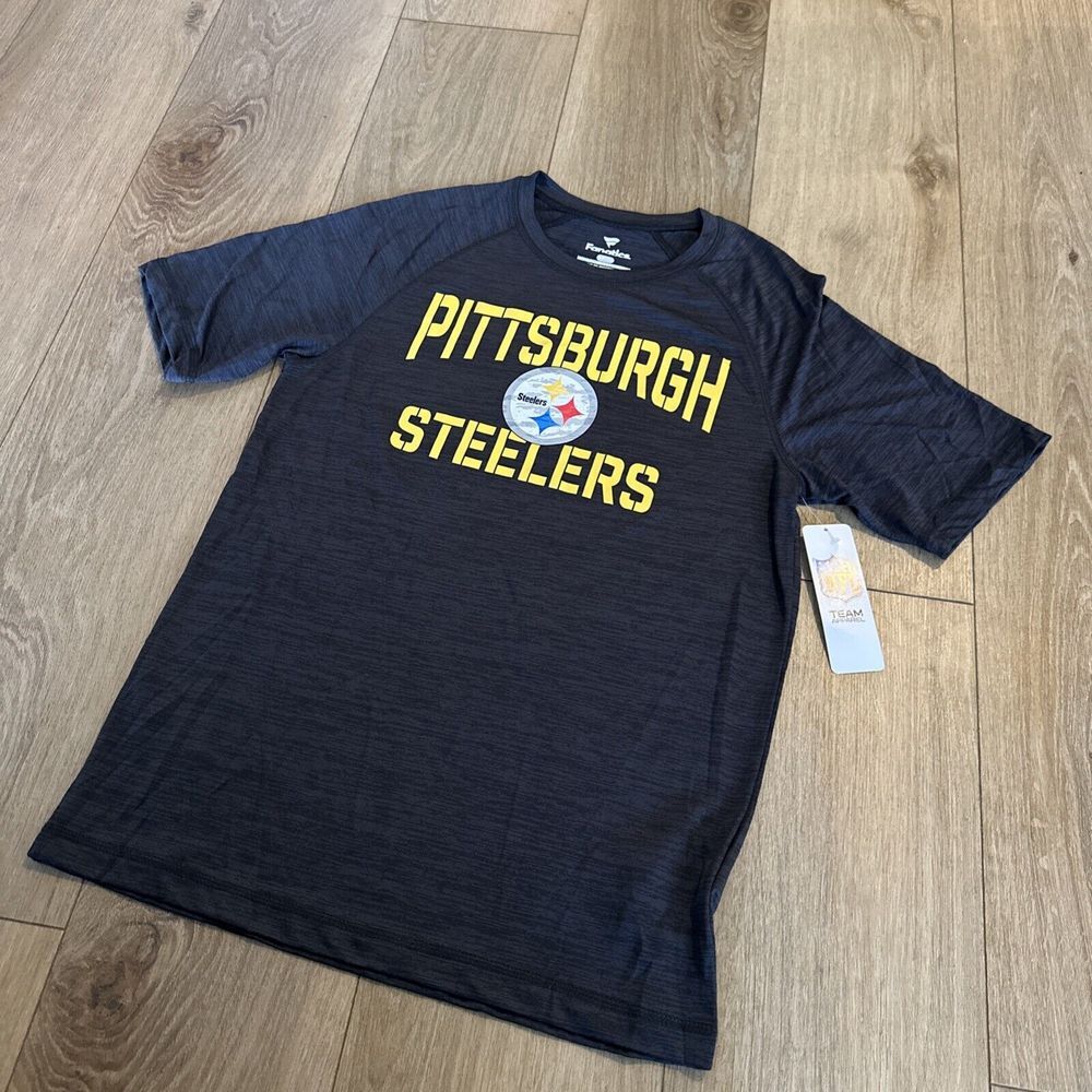 Fanatics NFL Pittsburgh Steelers Graphic Performance Tee Men's Small‎ NEW